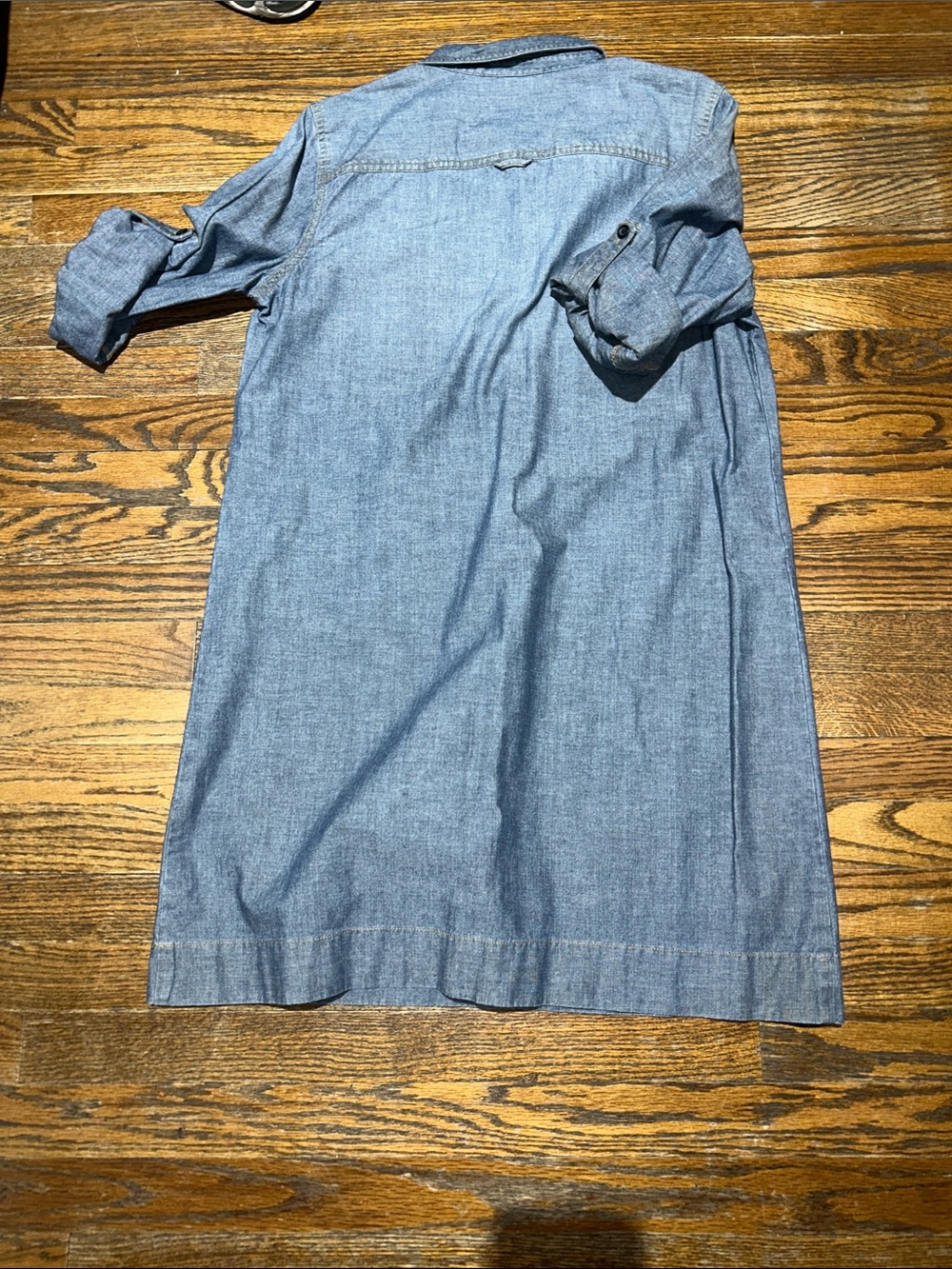 J. Crew Blue Jean  Shirt Dress - Picture 9 of 9